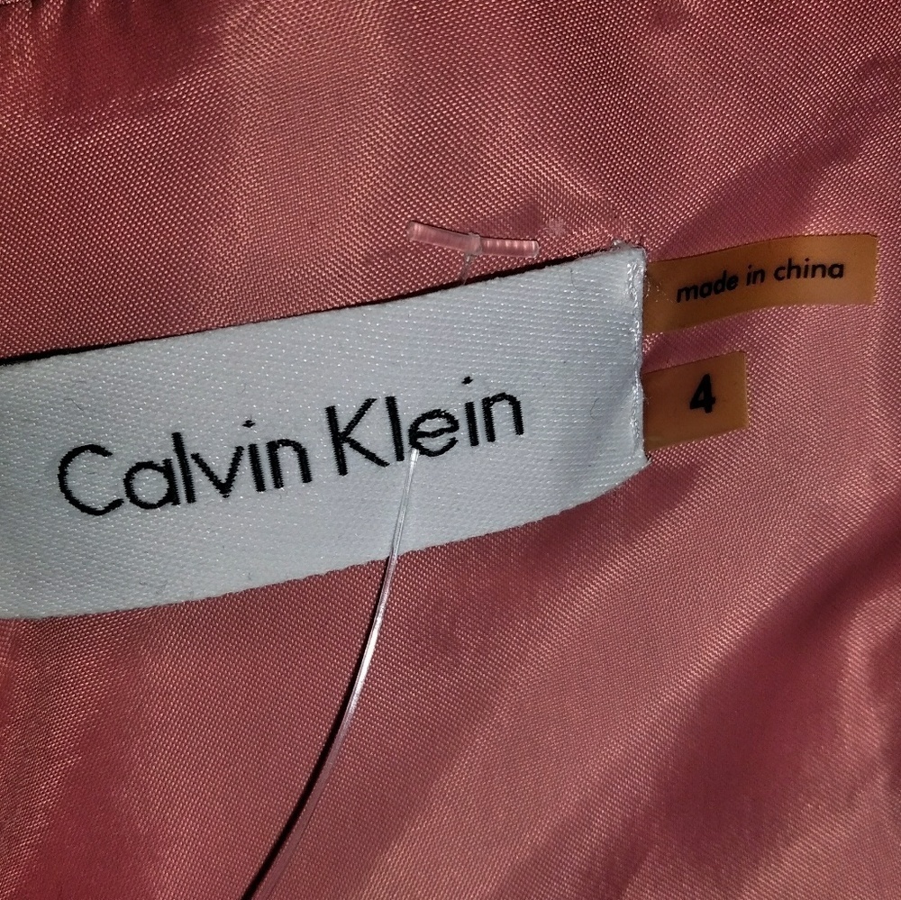 Calvin Klein pink Halter top cut dress - Picture 5 of 8
